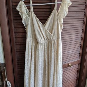 Torrid lace off-shoulder dress